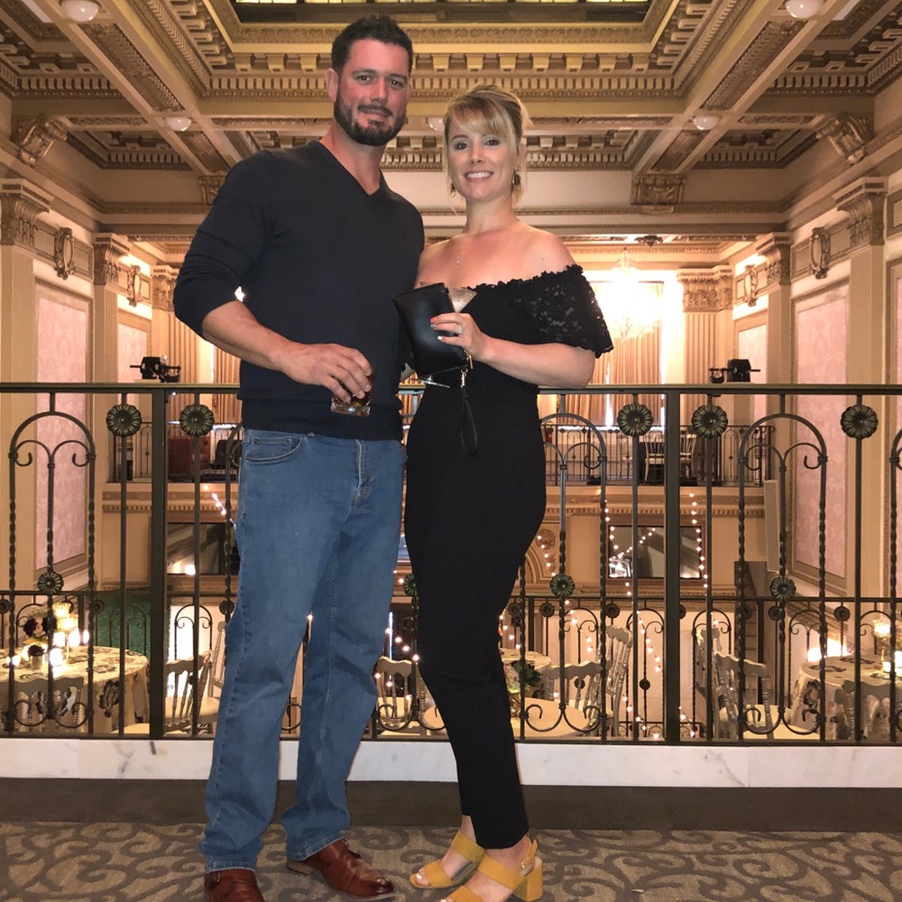 Off the shoulder jumpsuit